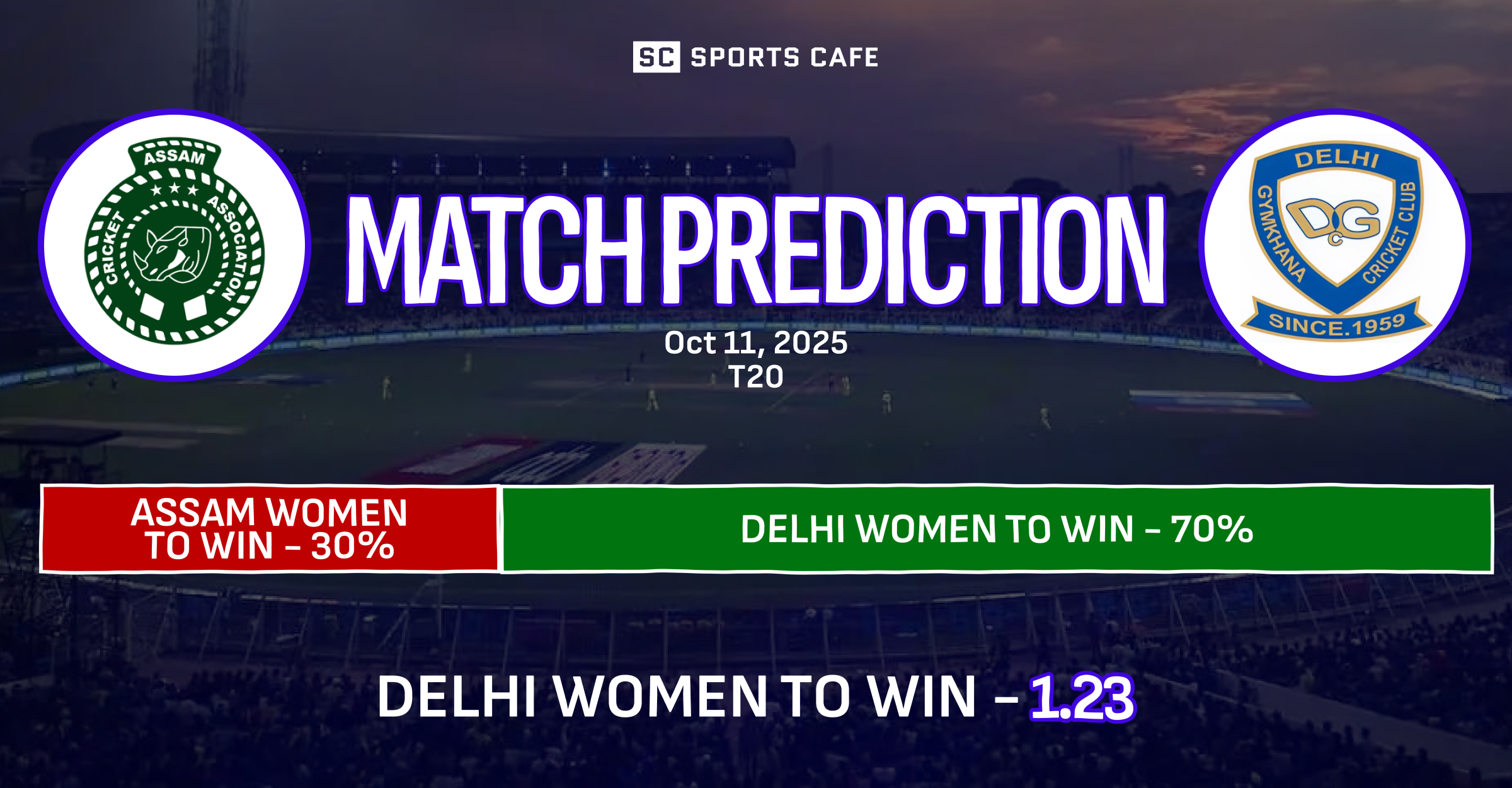 Assam Women vs Delhi Women Match Prediction